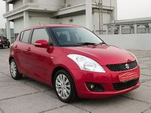 Suzuki Swift GX AT 2013 Merah - Service Record - Mulus Terawat - TDP Murah