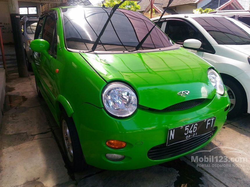 Jual Mobil Chery QQ 2010 1.0 di Jawa Timur Manual Hatchback Hijau Rp 39