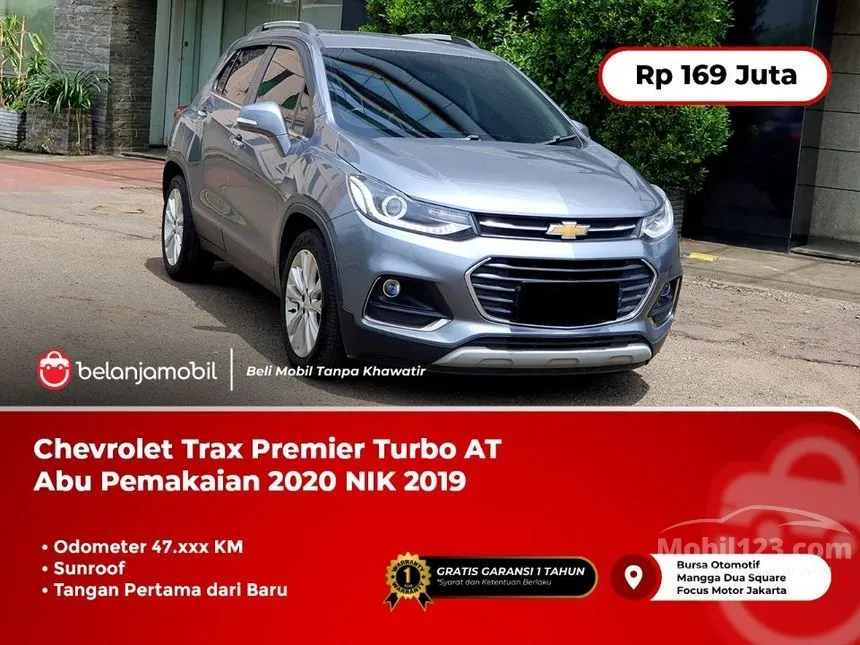 Jual Mobil Chevrolet TRAX 2019 Premier 1.4 di DKI Jakarta Automatic SUV Abu