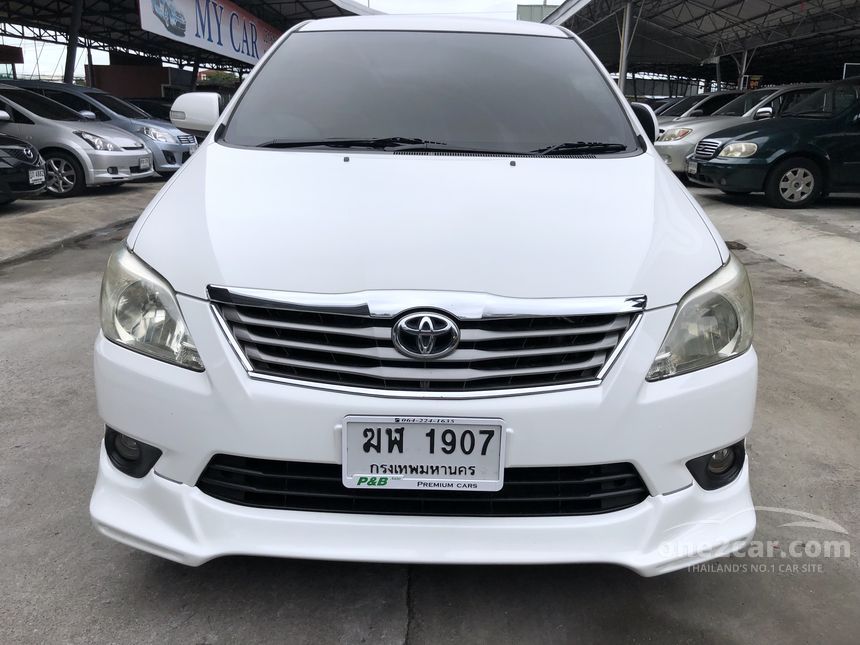 Toyota Innova 2013 V 2.0 in กรุงเทพและปริมณฑล Automatic Wagon สีขาว for ...