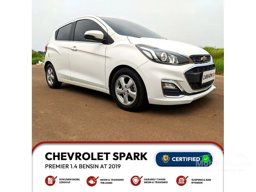 Jual Mobil Chevrolet Spark 2019 Premier 1.4 di Banten Automatic Hatchback Putih Rp 125.000.000