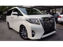 2015 Toyota Alphard 2.5 G MPV 2.5 G Memory Seat Power Boot 7 Seaters Cream Interior Unreg