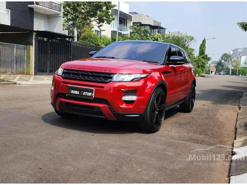 Jual Mobil Land Rover Range Rover Evoque 2012 Dynamic Luxury Si4 2.0 di DKI Jakarta Automatic Coupe Merah Rp 465.000.000