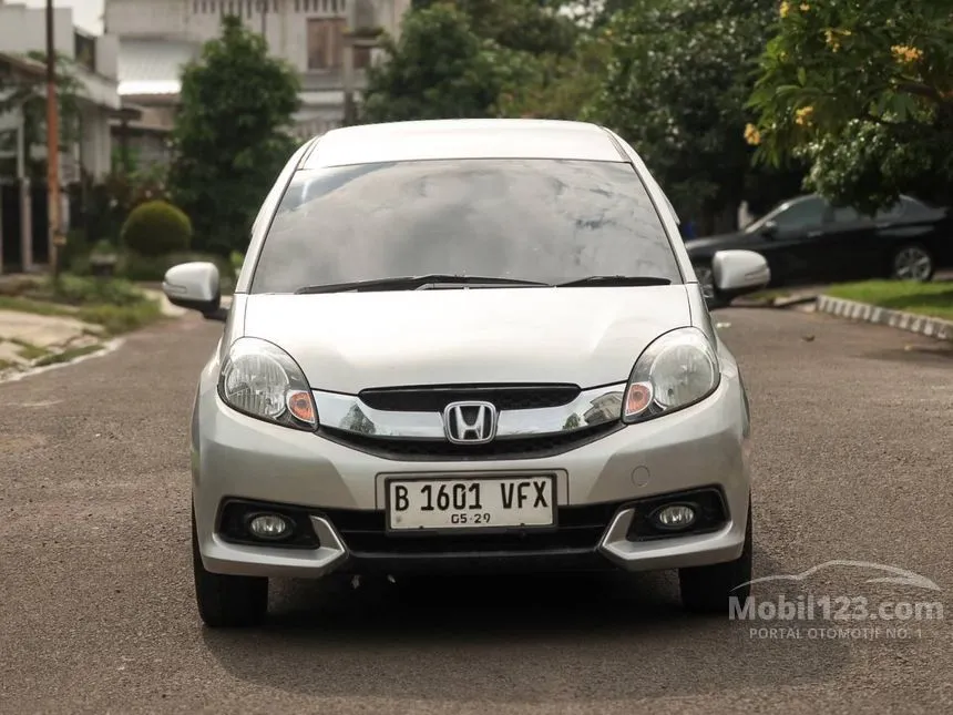 Jual Mobil Honda Mobilio 2014 E 1.5 di Banten Automatic MPV Silver Rp 120.000.000
