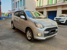 Daihatsu Ayla X MT Silver 2015 Good Car