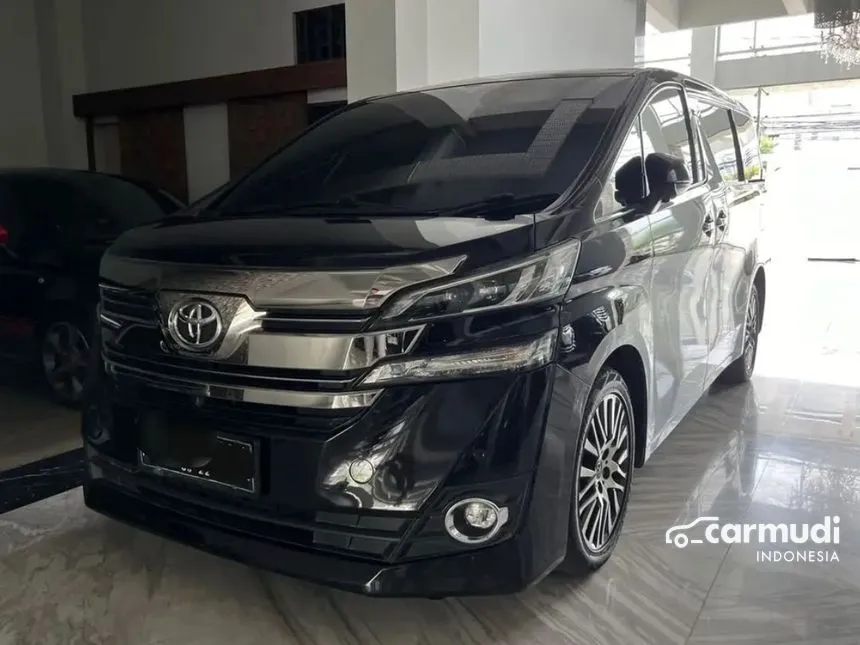 Jual Mobil Toyota Vellfire 2015 G 2.5 di Jawa Tengah Automatic Van Wagon Hitam Rp 607.000.000