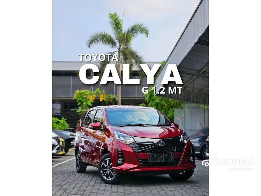 Jual Mobil Toyota Calya 2024 G 1.2 di Banten Manual MPV Merah Rp 164.500.000