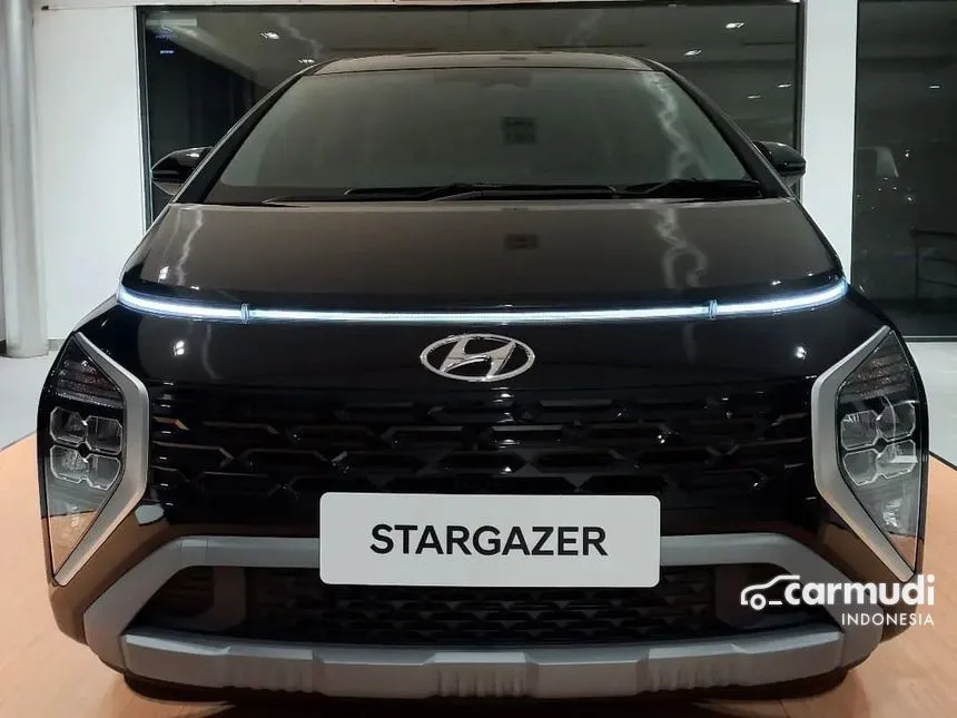 Jual Mobil Hyundai Stargazer 2023 Prime 1.5 di Banten Automatic Wagon Hitam Rp 239.000.000