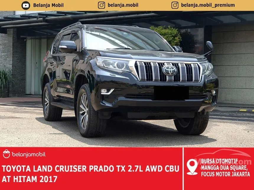Jual Mobil Toyota Land Cruiser Prado 2017 TX 2.7 di DKI Jakarta Automatic SUV Hitam Rp 765.000.000