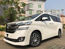 2015 Toyota Vellfire 2.5 G Van Wagon White Km29rb Pilot Seat 4Cam TDP.175JT