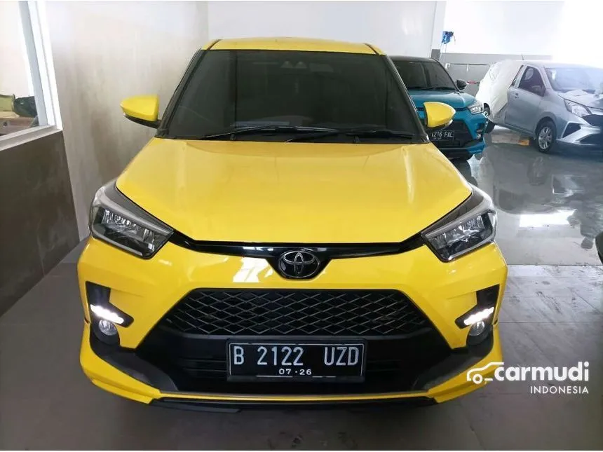 Jual Mobil Toyota Raize 2021 GR Sport TSS 1.0 di Banten Automatic Wagon Kuning Rp 227.000.000