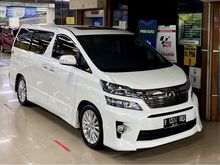 2014 Toyota Vellfire 2.4 ZG Van Wagon