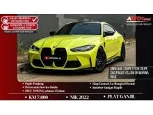 2022 BMW M4 3.0 Competition Coupe KM 7.000 BMW M4C Competition Coupe NIK 2022 Sao Paulo Yellow On Marina Blue Full Original