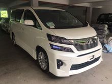 2011 Toyota Vellfire 2.4 ZG PILOT SEAT HOME THEATER HIGH SPEC UNREGISTER