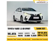 2021 Toyota Yaris 1.5 GR Sport 7 AB Hatchback Matic Putih City Car Paling Keren Dan Tangguh Harga Terjangkau
