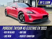 2021 Porsche Taycan 0.0 4S Performance Battery Plus Sedan Electric EV Red on Black Merah Taican