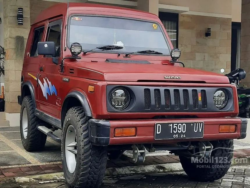 Jual Mobil Suzuki Katana 1992 1.0 di Jawa Barat Manual Jeep Marun Rp 55.000.000