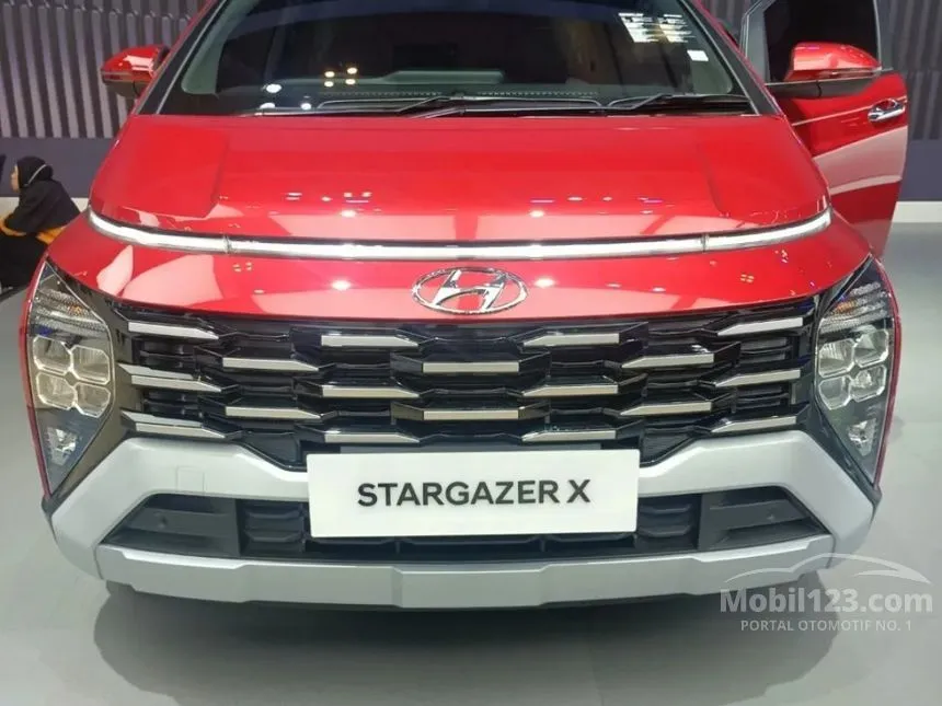 Jual Mobil Hyundai Stargazer X 2024 Prime 1.5 di Banten Automatic Wagon Merah Rp 340.000.000