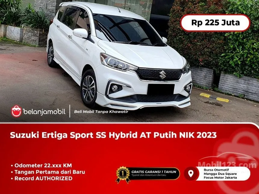 Jual Mobil Suzuki Ertiga 2023 Hybrid SS 1.5 di DKI Jakarta Automatic MPV Putih Rp 225.000.000