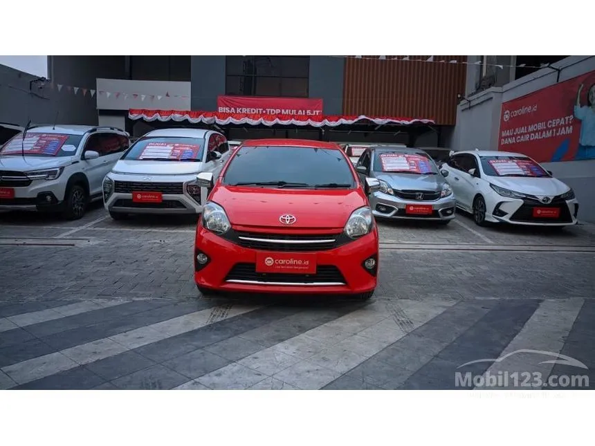 Jual Mobil Toyota Agya 2016 G 1.0 di Jawa Barat Manual Hatchback Merah Rp 92.000.000