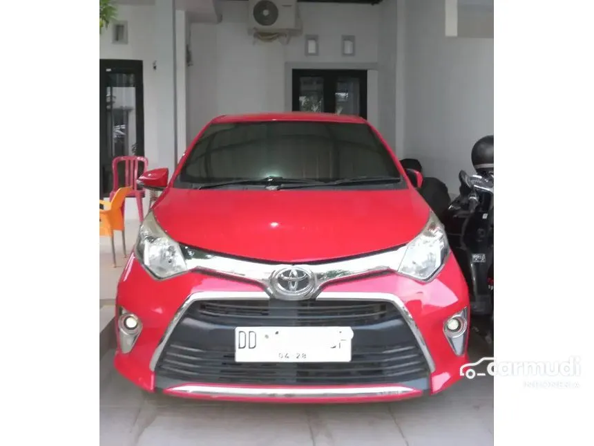 Jual Mobil Toyota Calya 2018 G 1.2 di Sulawesi Selatan Manual MPV Merah Rp 125.000.000
