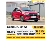 2023 Daihatsu Ayla 1.0 X Hatchback Matic Merah City Car Irit Kondisi Like New Siap Pakai