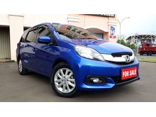 Honda Mobilio 1.5 E CVT New Dashboard AT 2016 Sporty Blue - Tangan 1 - Pajak Panjang - TDP 14 Jutaan bisa nego - MURAH