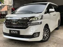 2017 Toyota Vellfire 2.5 G ATPM Van Wagon Kondisi Siap Pakai
