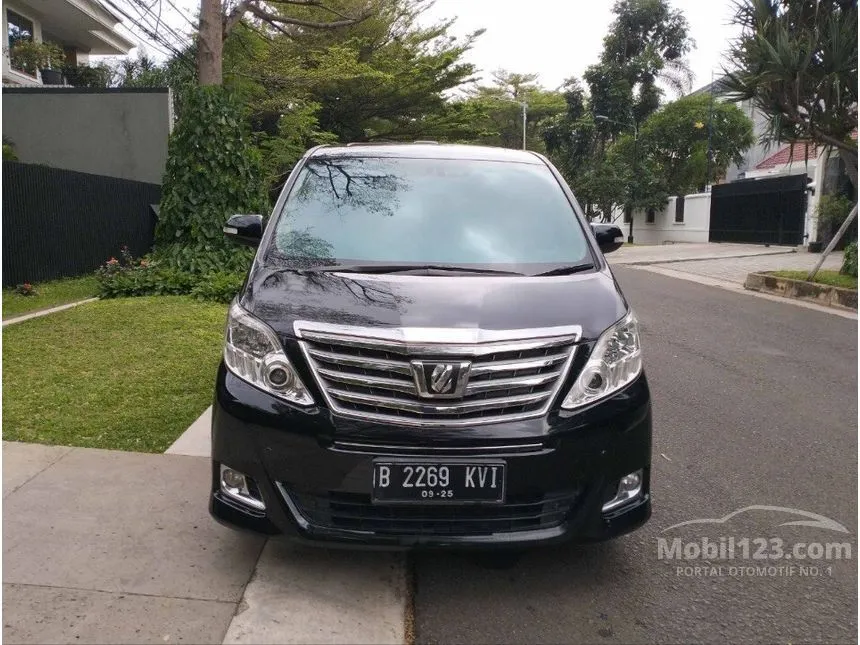 Jual Mobil Toyota Alphard 2013 G 2.4 di Banten Automatic MPV Hitam Rp 323.000.000