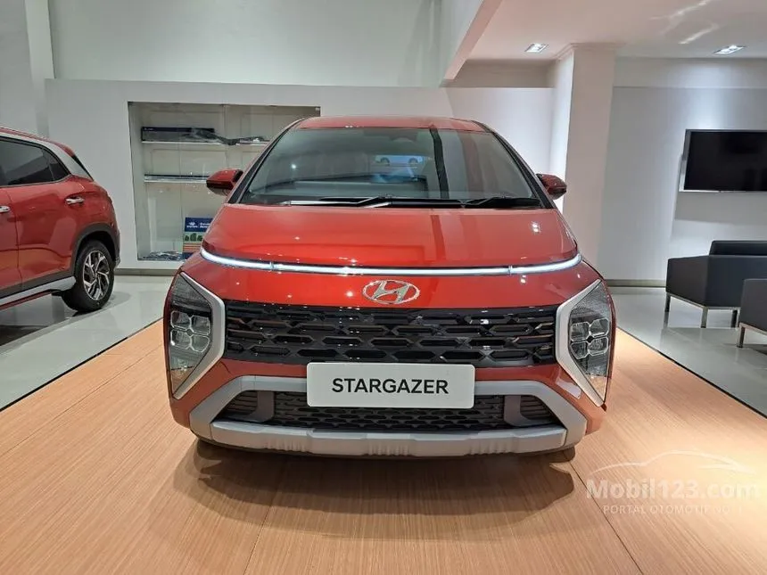 Jual Mobil Hyundai Stargazer 2024 Prime 1.5 di Banten Automatic Wagon Merah Rp 280.000.000