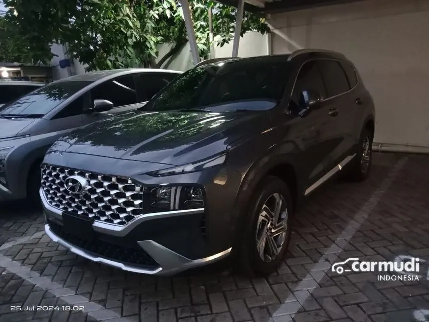 Jual Mobil Hyundai Santa Fe 2024 Signature 2.5 di Banten Automatic SUV Abu