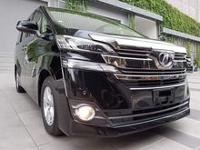2017 Toyota Vellfire 2.5, New model,3 yrs warranty