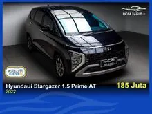 2022 Hyundai Stargazer 1.5 Prime MPV Captain Seat AT 2022 Hitam Dp 16,9 Jt NoPol Genap