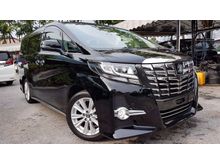 2015 Toyota Alphard 2.5 G MPV 2.5 S Pre Crash 8 Seaters 2 Power Door Unreg