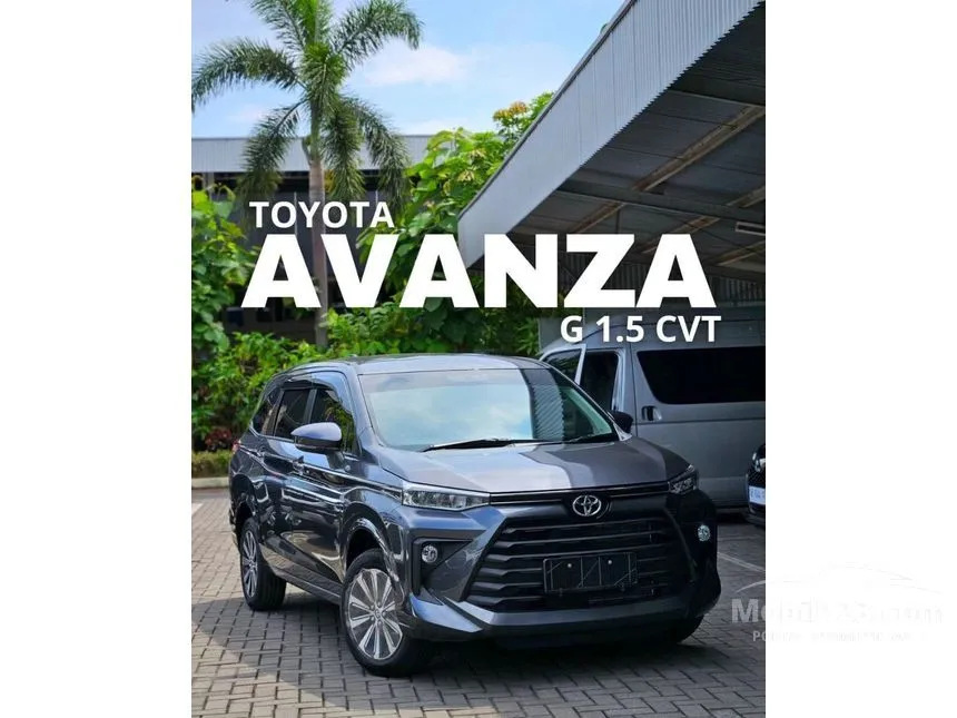 Jual Mobil Toyota Avanza 2024 G 1.5 di Banten Manual MPV Hitam Rp 262.000.000