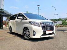 2016 Toyota Alphard 2.5 G Van Wagon putih tipe G atpm