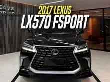2017 Lexus LX 570 5.7 SUV Fsport Black on Black LX570 Upgrade F Sport Hitam