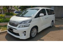 Toyota Vellfire 2.4 ZG Alles White on Black 2014 TDP Terjangkau