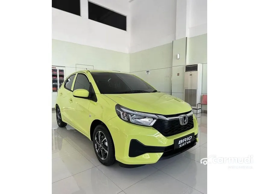 Jual Mobil Honda Brio 2024 E Satya 1.2 di DKI Jakarta Automatic Hatchback Kuning Rp 188.000.000