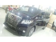 2016 Toyota Alphard 2.5 G Black And white