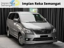 2014 Toyota INNOVA 2.0 G VVT-i (Auto) Full Spec / Android