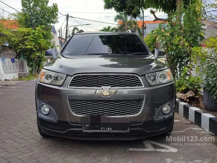 Jual Mobil Chevrolet Captiva 2014 2.0 di Jawa Timur Automatic SUV Coklat Rp 165.000.004