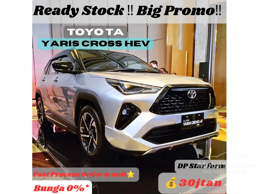 Jual Mobil Toyota Yaris Cross 2024 S GR Parts Aero Package HEV 1.5 di DKI Jakarta Automatic Wagon Silver Rp 364.950.000