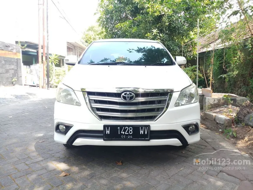 Jual Mobil Toyota Kijang Innova 2013 V 2.0 di Jawa Timur Automatic MPV Putih Rp 185.000.000