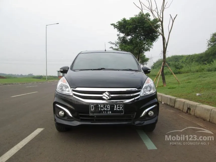 Jual Mobil Suzuki Ertiga 2016 GX 1.4 di Banten Automatic MPV Hitam Rp 125.000.000