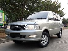 Toyota kijang LGX 1.8 EFi bensin manual 2004 silver TERAWAT + FULL SOUND SYSTEM