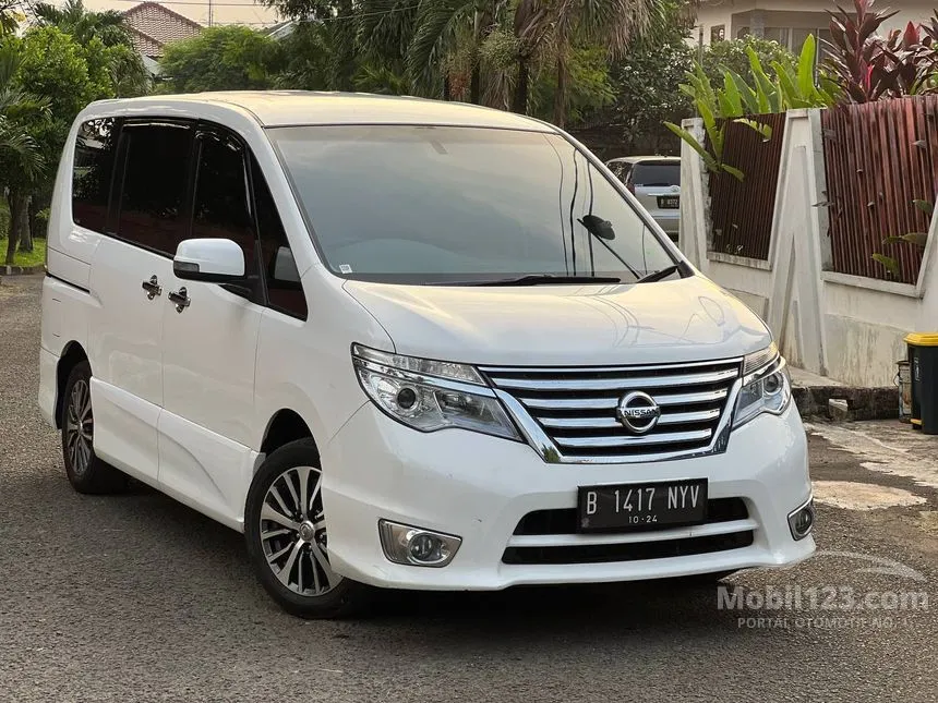 Jual Mobil Nissan Serena 2017 Highway Star 2.0 di Banten Automatic MPV Putih Rp 182.000.000