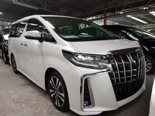 2018 Toyota Alphard 2.5 SC Package MPV Power Boot Surround View Camera JBL Sound System 2 Monitor 2 Power Door Xenon Light LED Daytime Running Light Push Start Button Keyless-Go