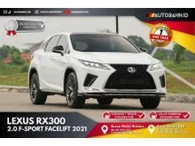 2021 Lexus RX 300 2.0 F Sport SUV garansi Bebas Tabrak Banjir Harga Termurah Nego sampai Jadi Mulus Siap Pakai bisa General Chek dimanasaja