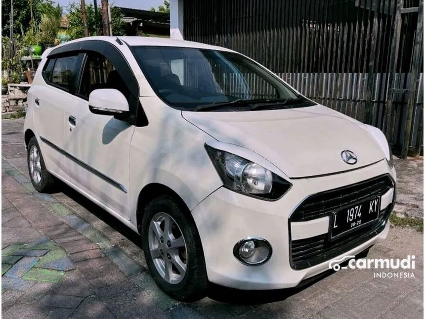Jual Mobil Daihatsu Ayla 2015 X Elegant 1.0 di Jawa Timur Automatic Hatchback Putih Rp 102.500.000